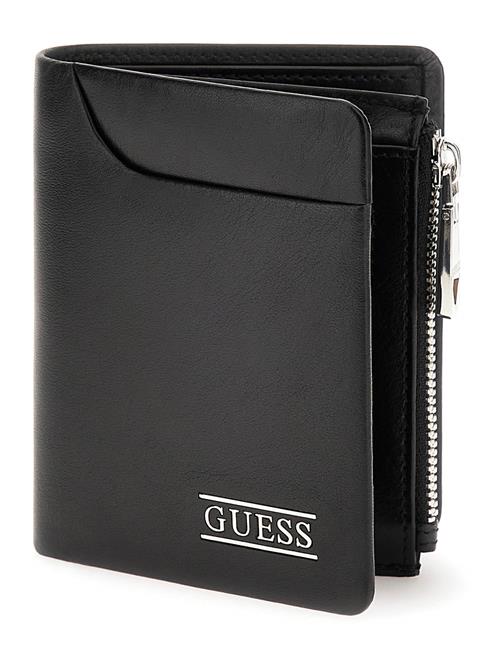 GUESS Tegnebog 'BOSTON BIFOLD TOP ZIP DOUBLE'  sort