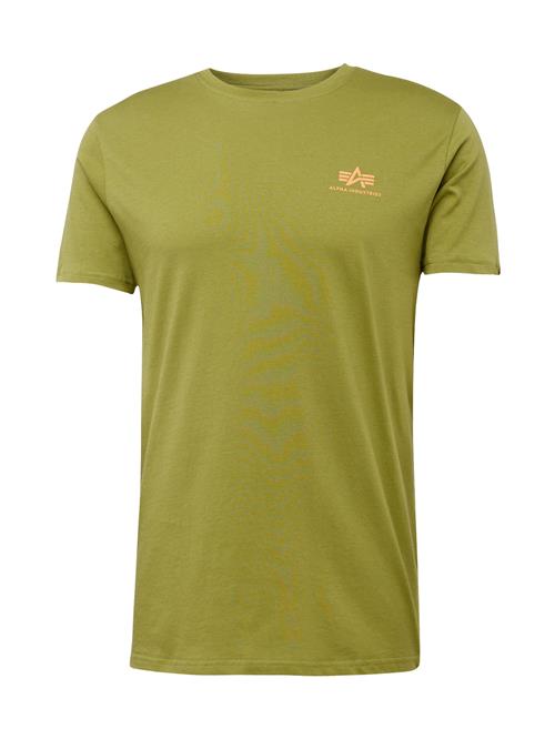 ALPHA INDUSTRIES Bluser & t-shirts  oliven / lyseorange