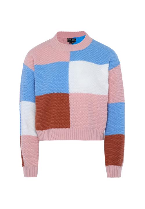 FENIA Pullover  brun / lys pink / hvid
