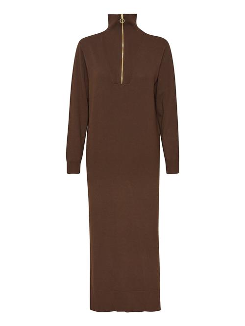 PULZ Jeans Strikkjole 'Sara'  brun