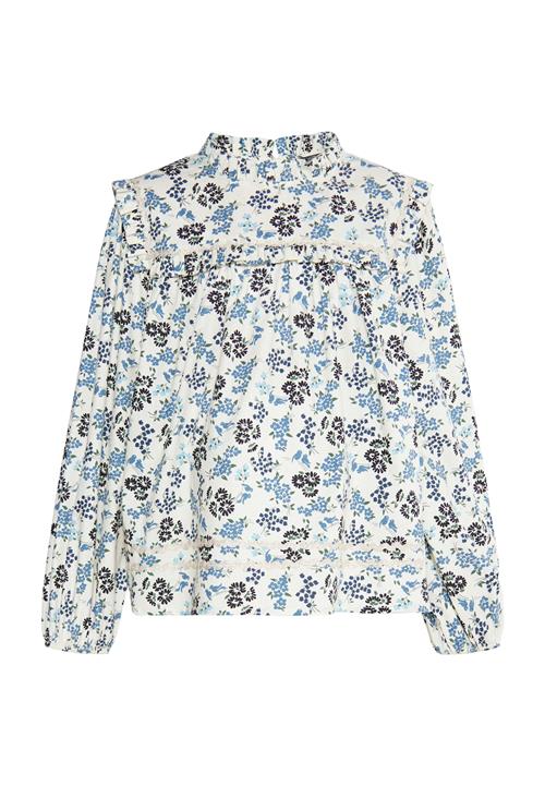 DreiMaster Vintage Bluse  marin / grøn / sort / hvid