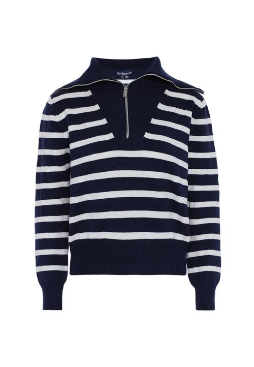 bridgeport Pullover  mørkeblå / hvid