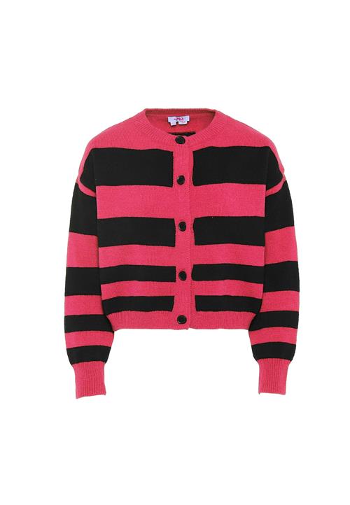 MYMO Cardigan  pink / sort