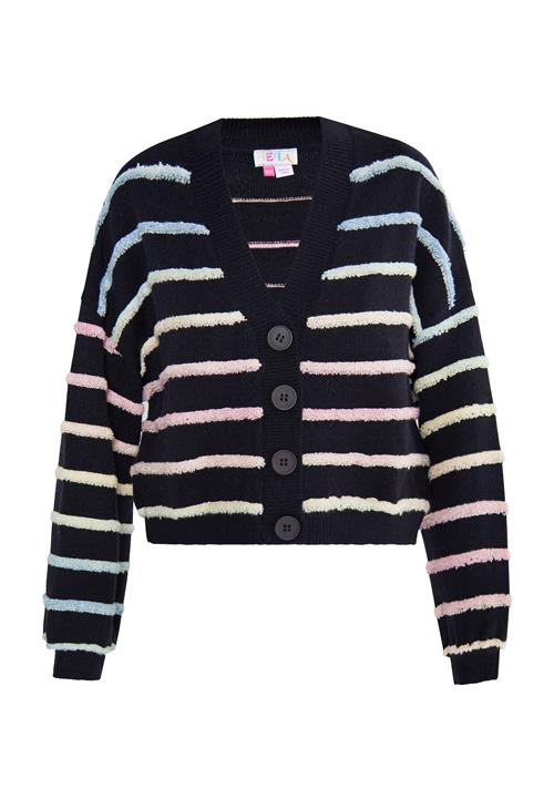 IZIA Cardigan 'Gaya'  lyseblå / lyserød / sort / hvid