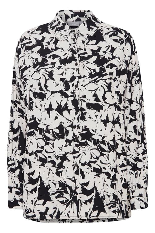 Fransa Bluse 'Cina'  sort / hvid