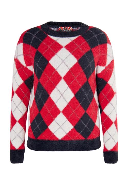 myMo ROCKS Pullover  rød / sort / hvid