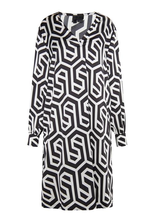 DreiMaster Klassik Kjole 'Casnagie'  sort / uldhvid