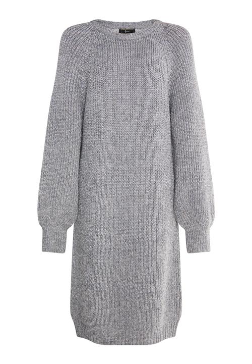 faina Strikkjole  grå