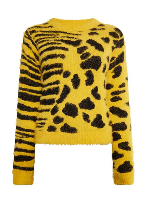 myMo ROCKS Pullover  mørkegul / sort