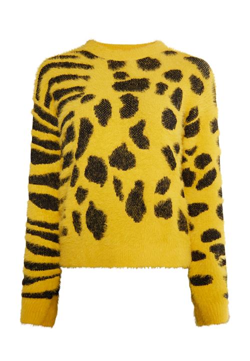 myMo ROCKS Pullover  mørkegul / sort