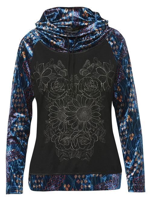 KOROSHI Shirts  ultramarinblå / lysebrun / lysegrå / sort