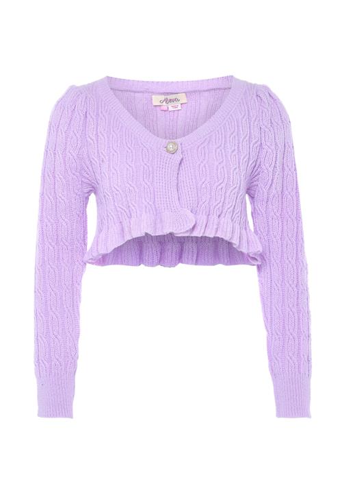 aleva Cardigan  lyselilla