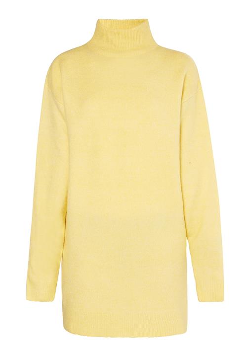 MYMO Strikkjole  gul