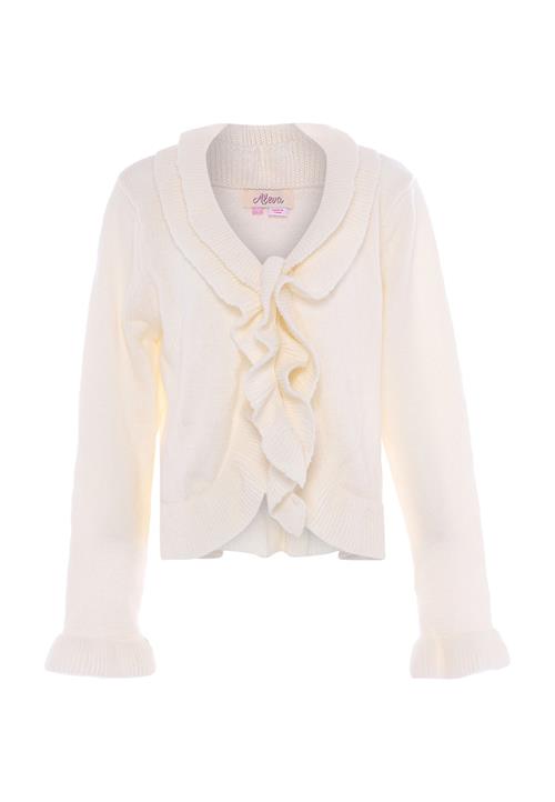 aleva Cardigan  uldhvid