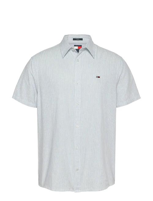 Tommy Jeans | Tjm Reg Linen Blend Stp Ss Shirt | XXL