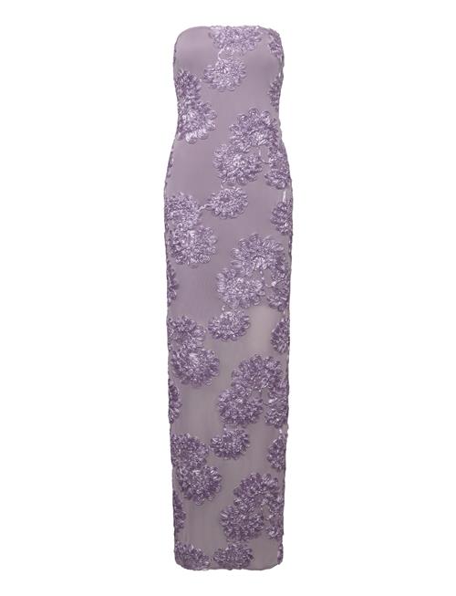 ROTATE Birger Christensen | 3D Mesh Maxi Dress | 36