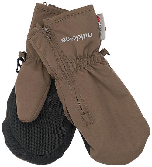 Mikk-Line Luffer m. Fleece/Lynlås - Chocolate Chip