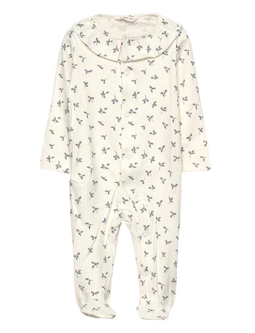 Mango | Pyjamas With Flowers And Baby Neck | 6-9M