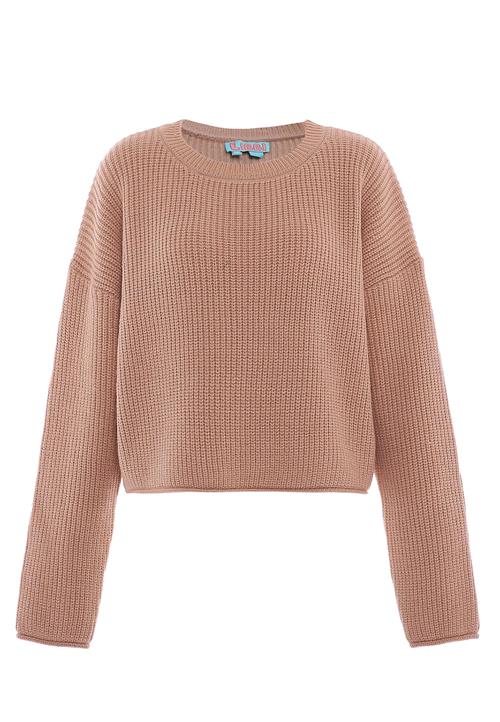 Libbi Pullover  mørkebeige