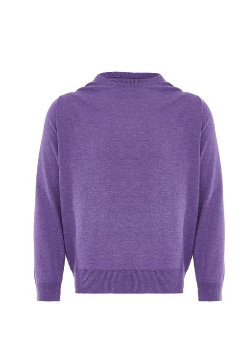 Jalene Pullover  lilla-meleret