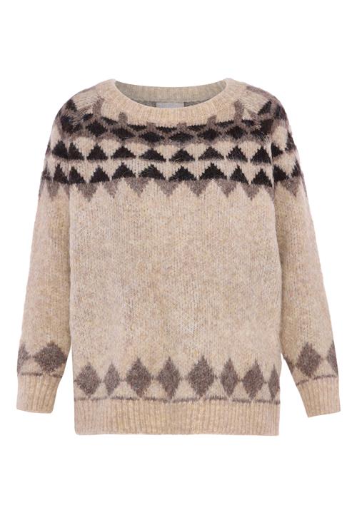 Jalene Pullover  beige / taupe / sort