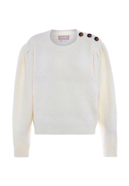 Jalene Pullover  uldhvid