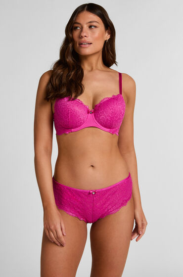 Hunkemöller Brasiliansk trusse Marine Lyserød