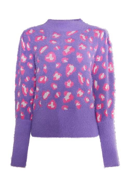 faina Pullover 'Mioki'  lilla / lys pink / hvid
