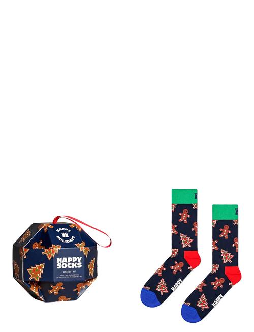 Happy Socks | 1-Pack Gingerbread Cookies Socks Gift Set | 41-46