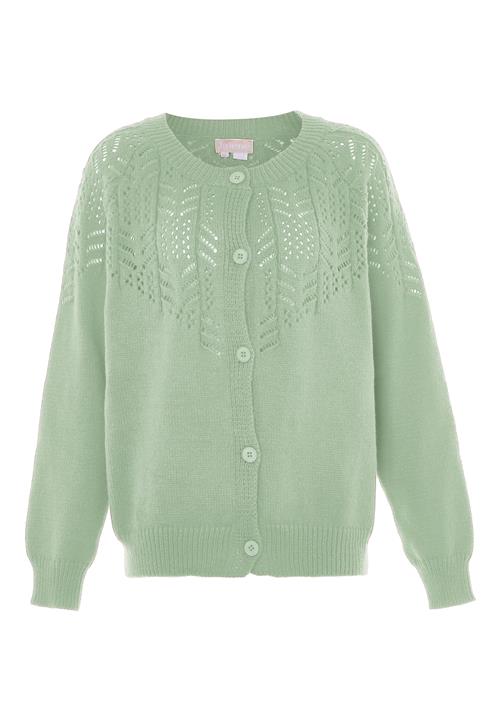 Jalene Cardigan  pastelgrøn