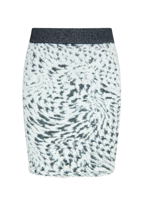 swirly Nederdel  sort / hvid