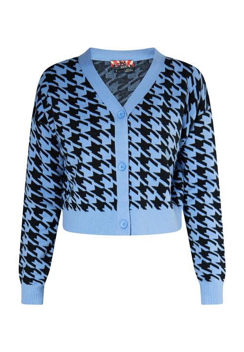 myMo ROCKS Cardigan  lyseblå / sort