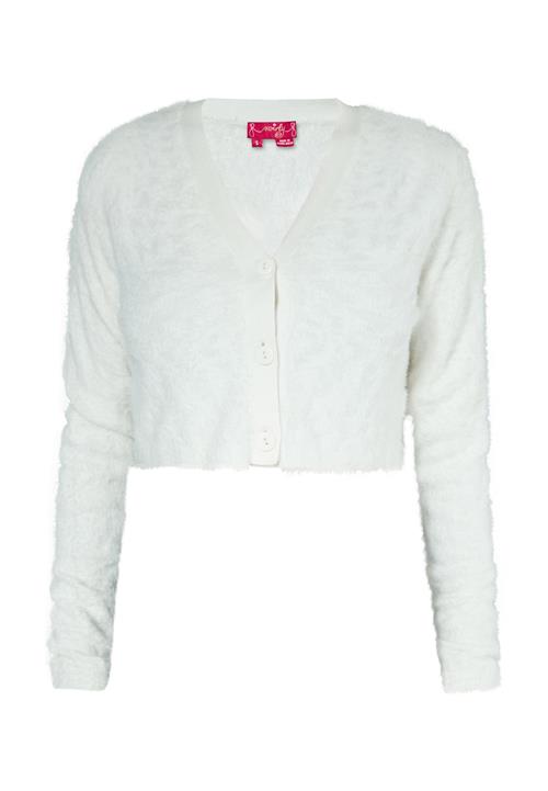 swirly Cardigan  hvid