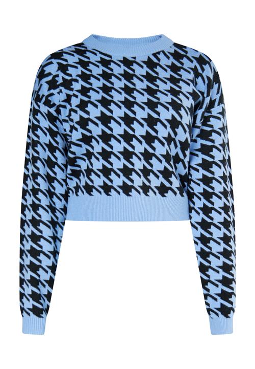 Se myMo ROCKS Pullover  himmelblå / sort ved About You