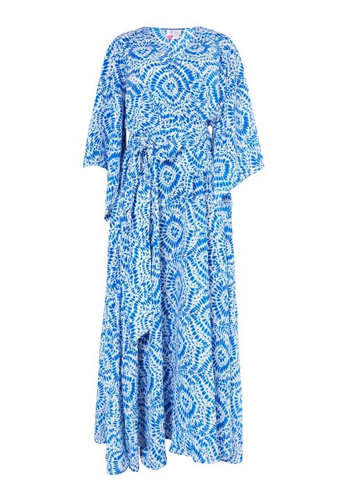 IZIA Kjole  blå / hvid