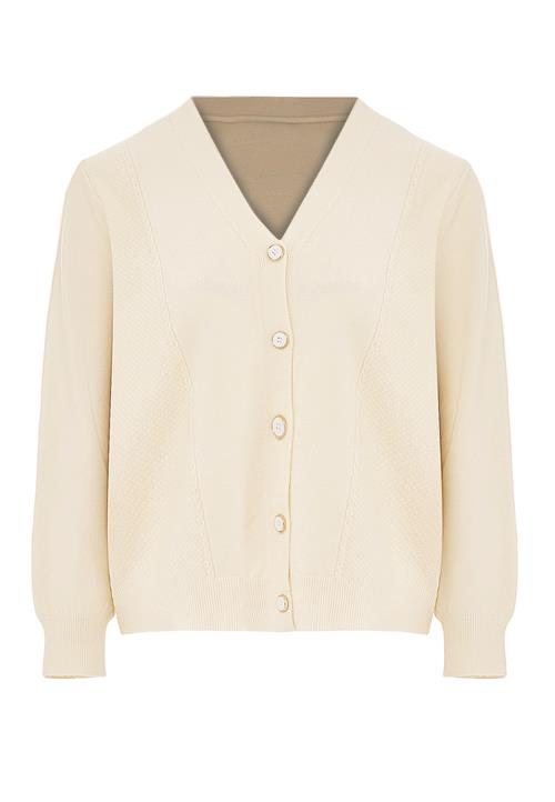 SANIKA Cardigan  uldhvid