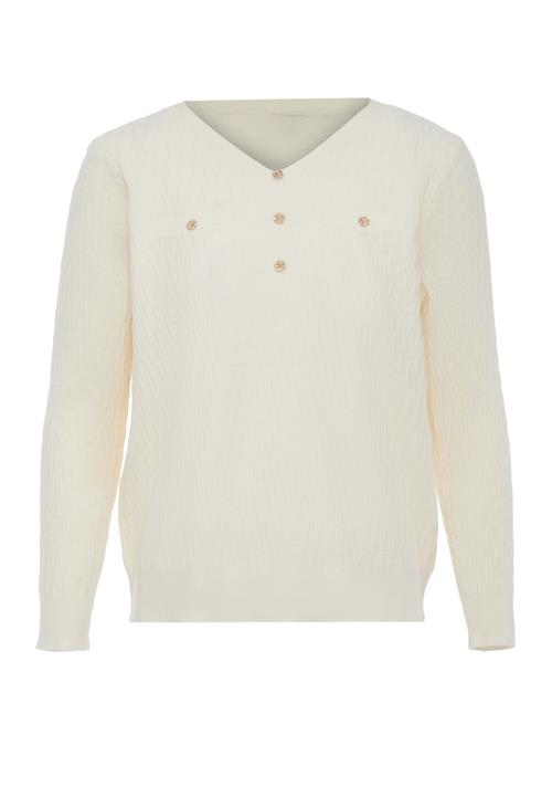 caneva Pullover  creme / guld