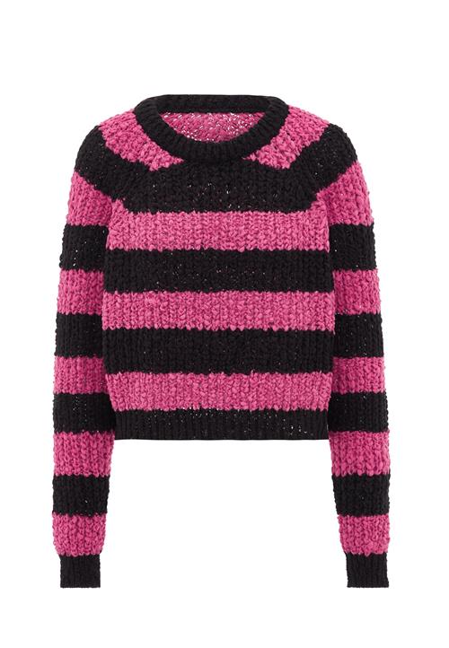 Libbi Pullover  pink / sort