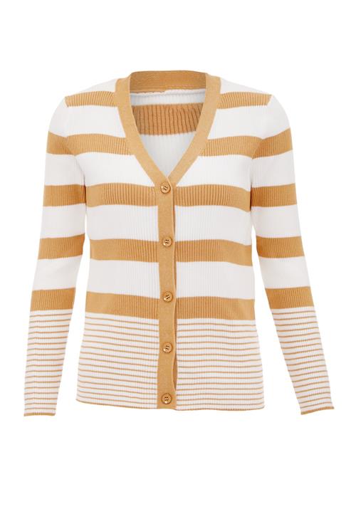 SANIKA Cardigan  camel / lysebeige