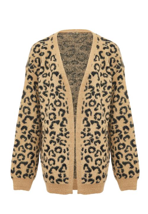 Poomi Cardigan  sand / sort