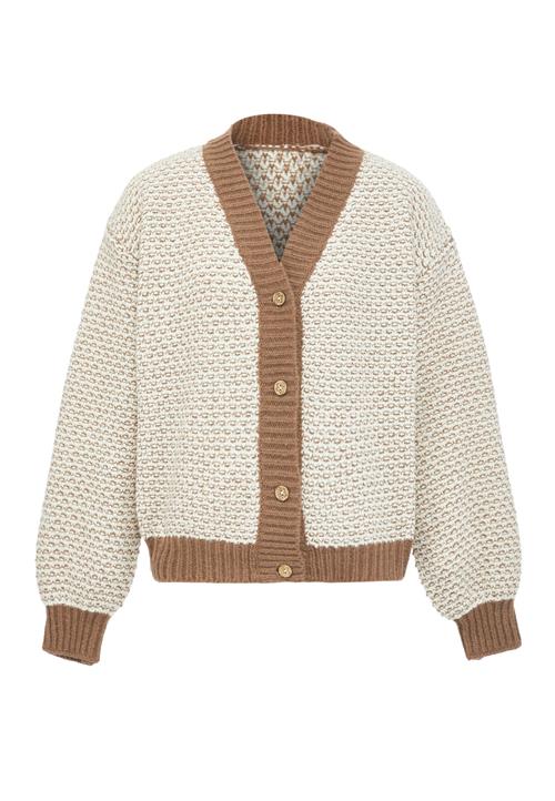 Jalene Cardigan  lysebeige / brokade