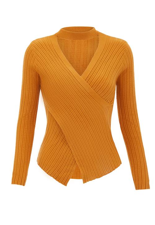 aleva Pullover  cognac
