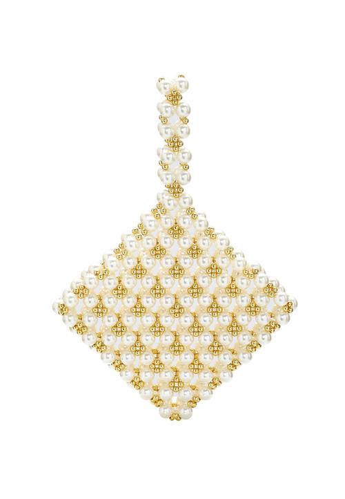 FELIPA Håndtaske  guld / uldhvid