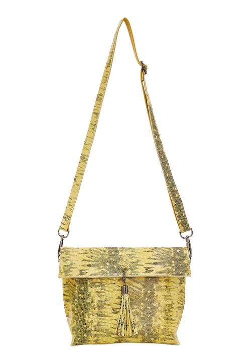 faina Skuldertaske  gul / sort
