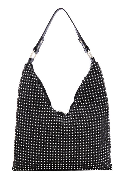 faina Skuldertaske  sort / sølv