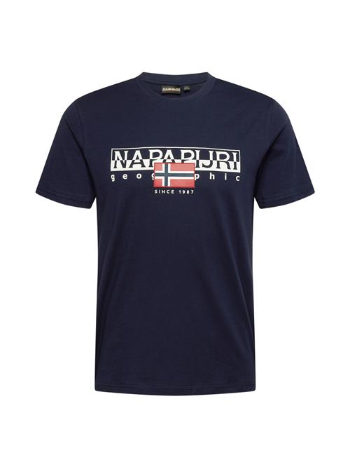 NAPAPIJRI Bluser & t-shirts 'S-Aylmer'  marin / lys rød / hvid