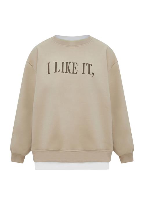 HOMEBASE Sweatshirt  beige / choko / hvid