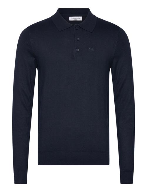 Lindbergh | Long Sleeve Knitted Poloshirt | M
