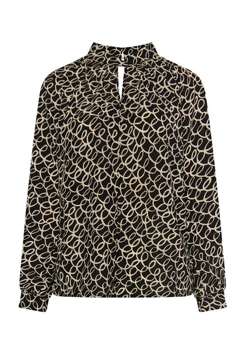 Se DreiMaster Klassik Bluse  beige / sort ved About You