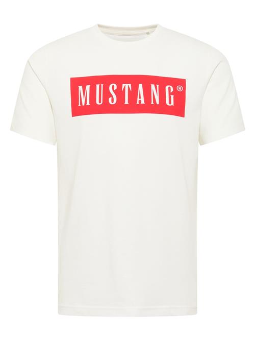 MUSTANG Bluser & t-shirts 'Austin'  lysebeige / rød